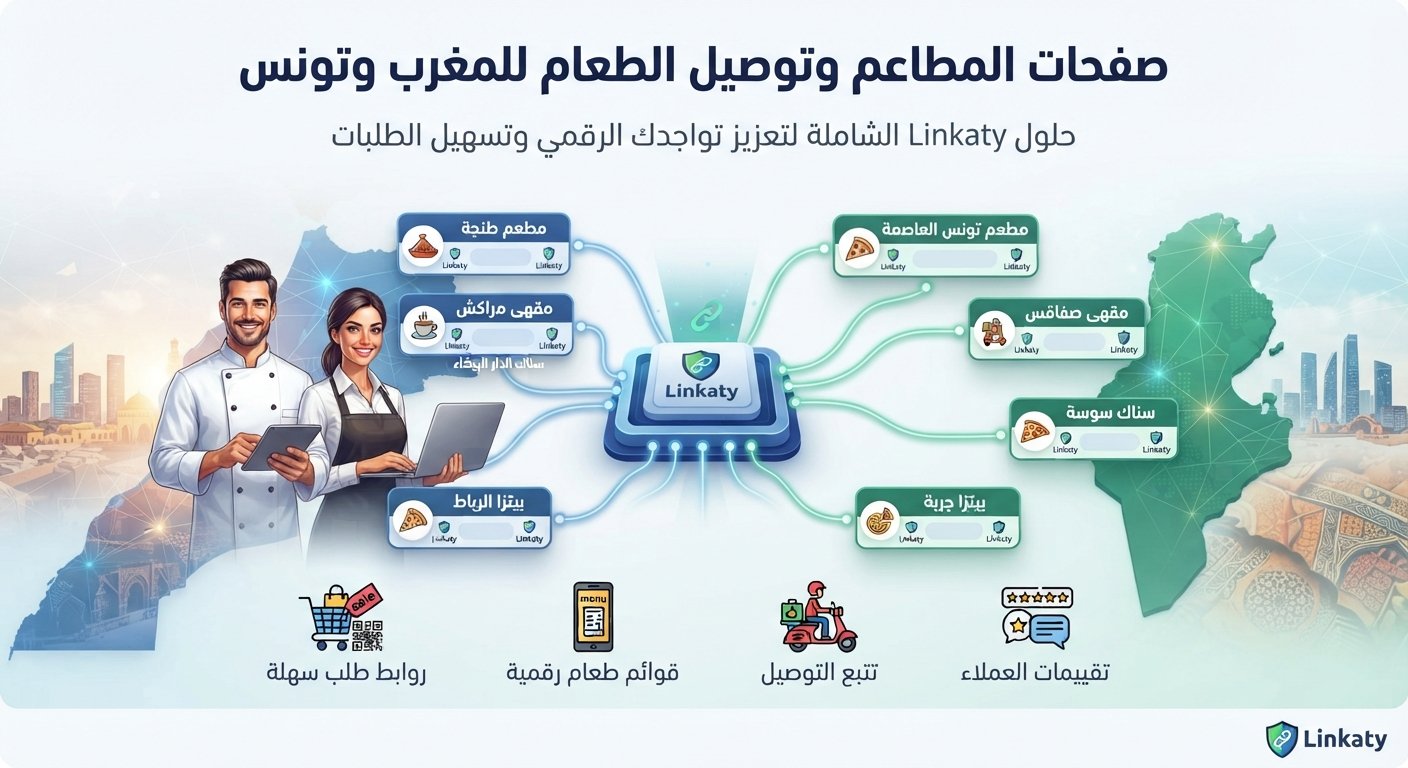Restaurant and Food Delivery Pages for Morocco and Tunisia